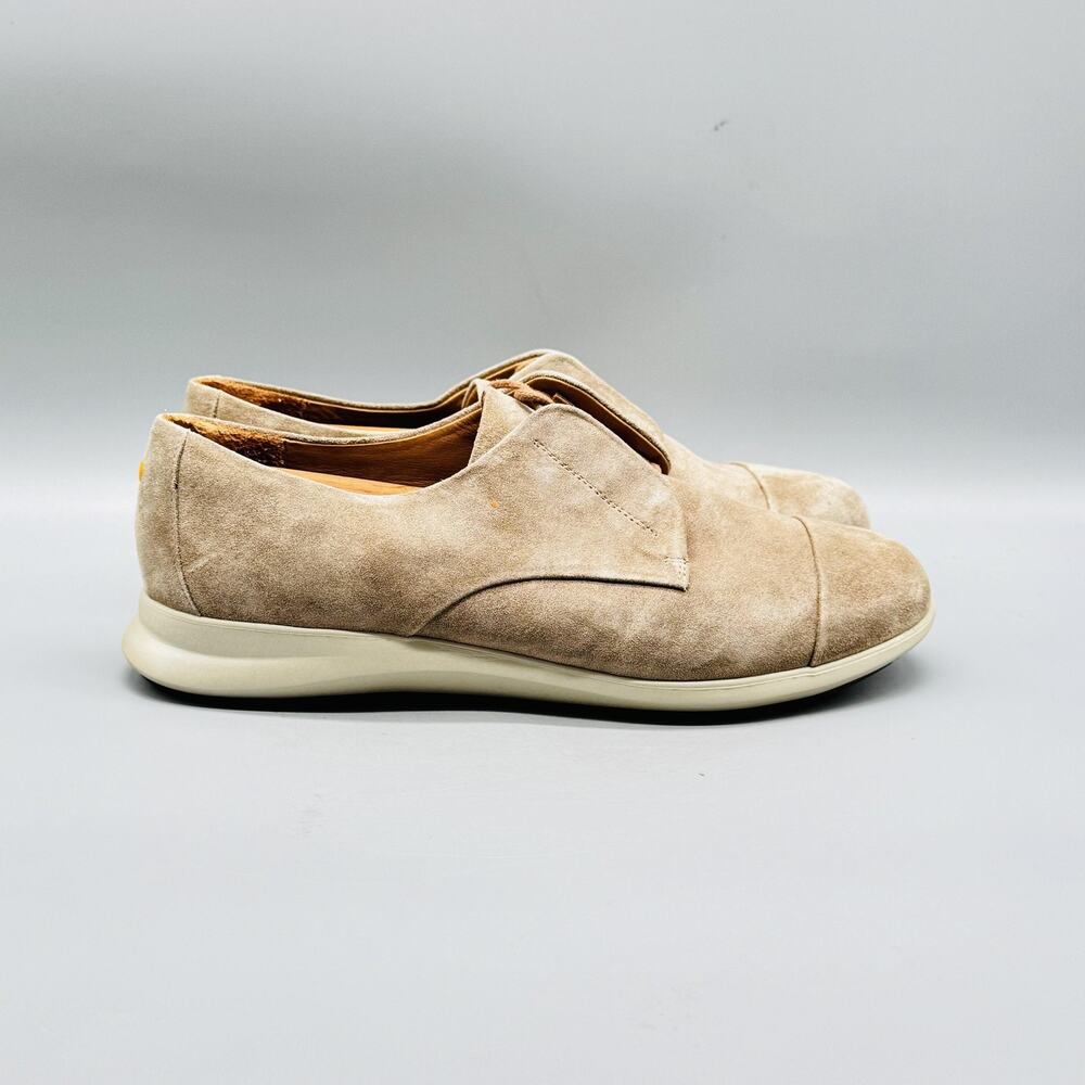 Samuel Hubbard Shoes Womens 9 Brown Suede Freedom Now Lace Up Walking Casual